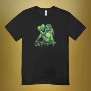 T-shirt "Green mental health girl"