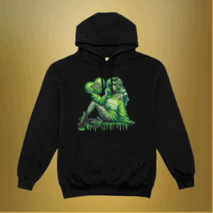 Hoodie "Green mental health girl"